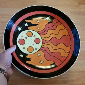 Lorna Bailey Ceramic ‘Meteorite’ Charger Plate