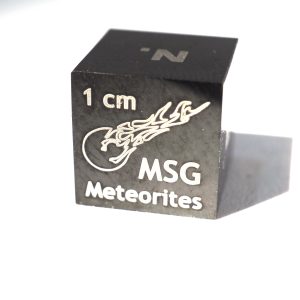 'Msg-Meteorites' Tungsten Carbide Centimetre Scale Cube