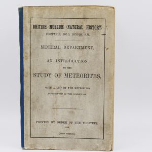 An Introduction To The Study Of Meteorites 1896 6th Edition Published by British Museum