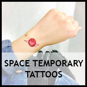 Space Temporary Tattoos