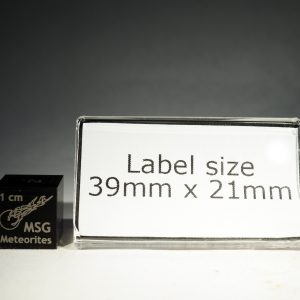 Meteorite Display Label Holder