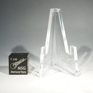 Plastic Meteorite Display Stand in Clear or Black