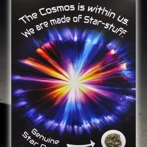 Star Dust Card With GENUINE METEORITE DUST on! (A5 size)