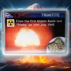 Trinitite - Impact Glass from the Trinity Nuclear Bomb Test (Large size)